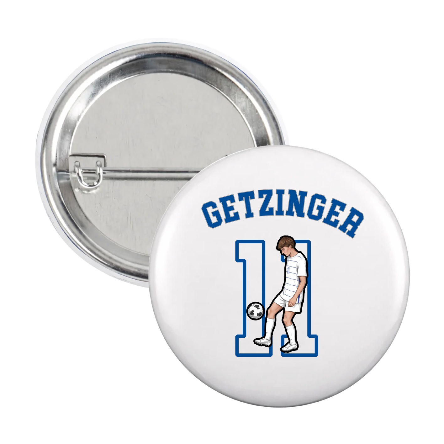 Game Day Button — Shirsey Arch in White