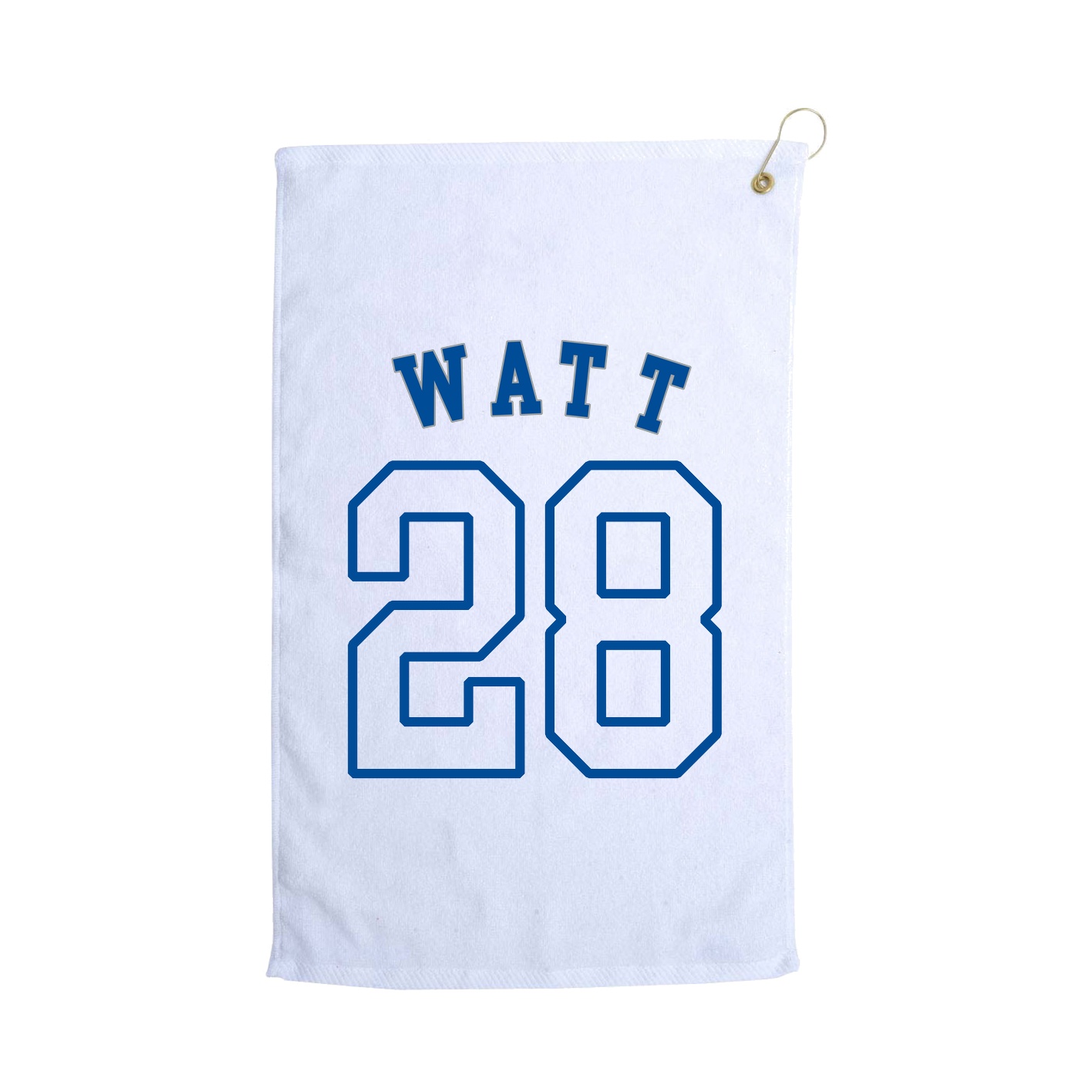 Golf Towel — Shirsey Arch in White
