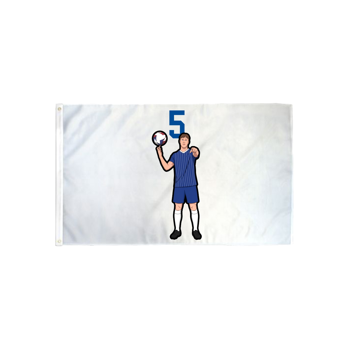 3x5 Flag — Number Top in Classic