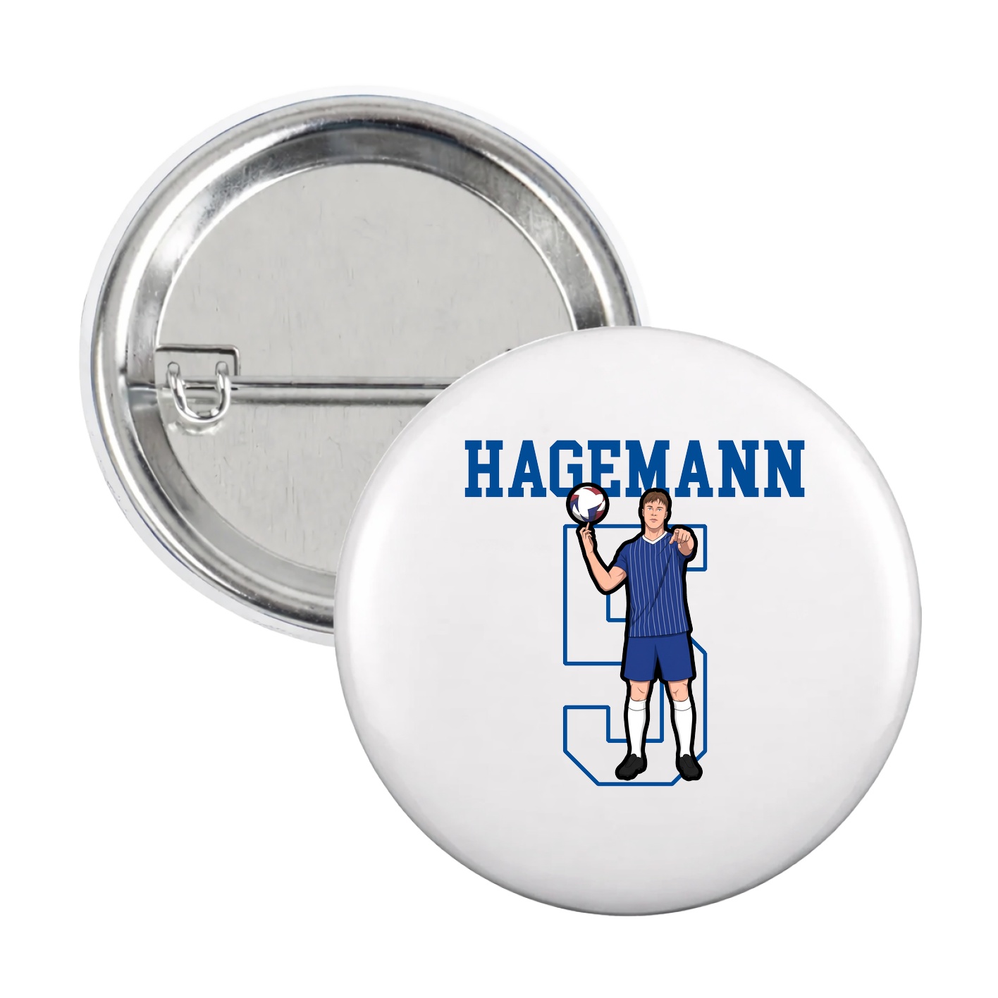 Game Day Button — Shirsey in White