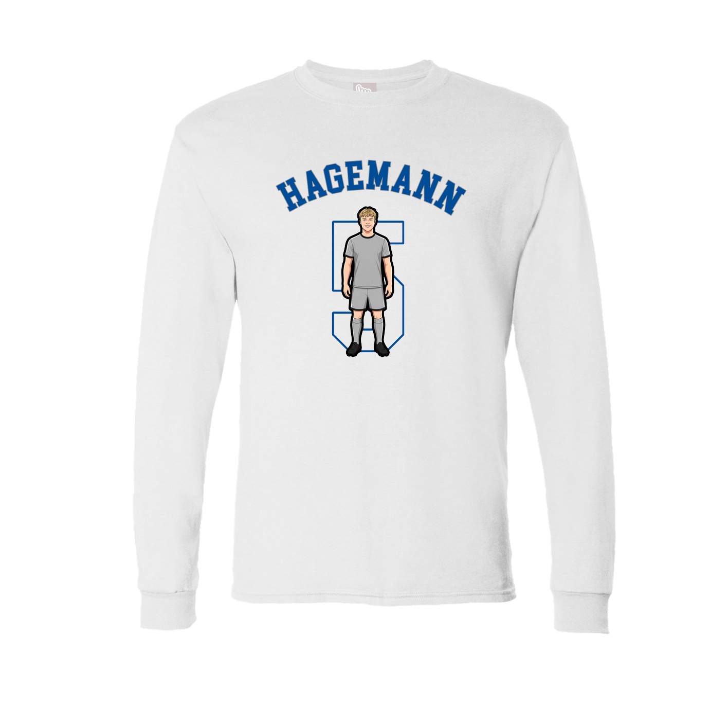 Long Sleeve Tee — Shirsey Arch in White