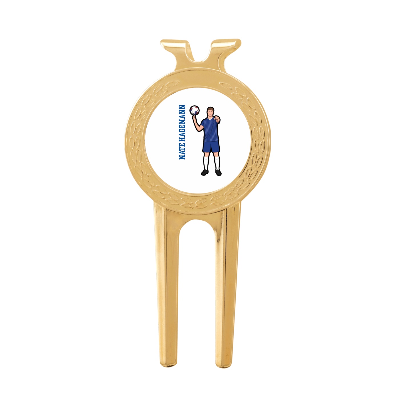 Divot Tool with Ball Marker — Name Vertical in Classic