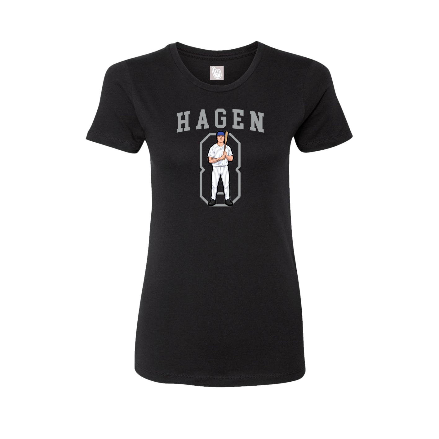Fitted Women's Tee — Shirsey in Black