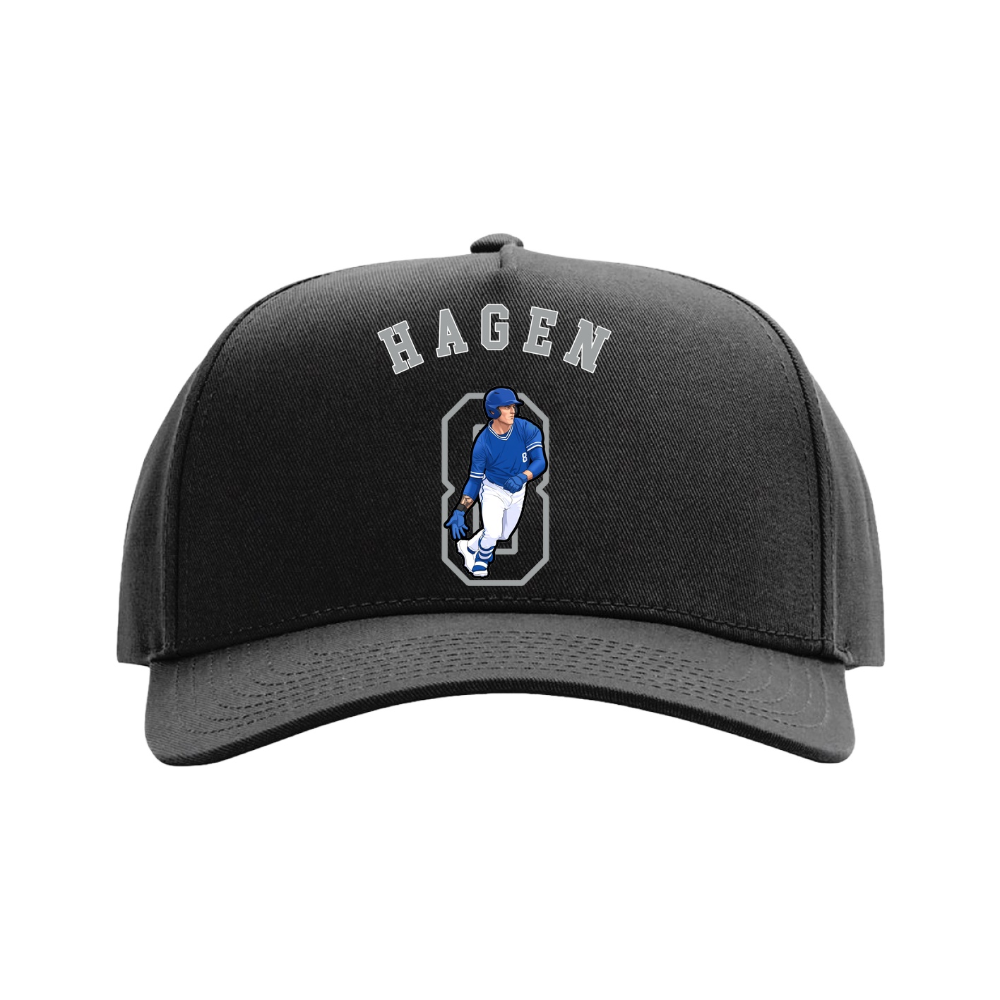 Full Fabric Five-Panel Champ Cap