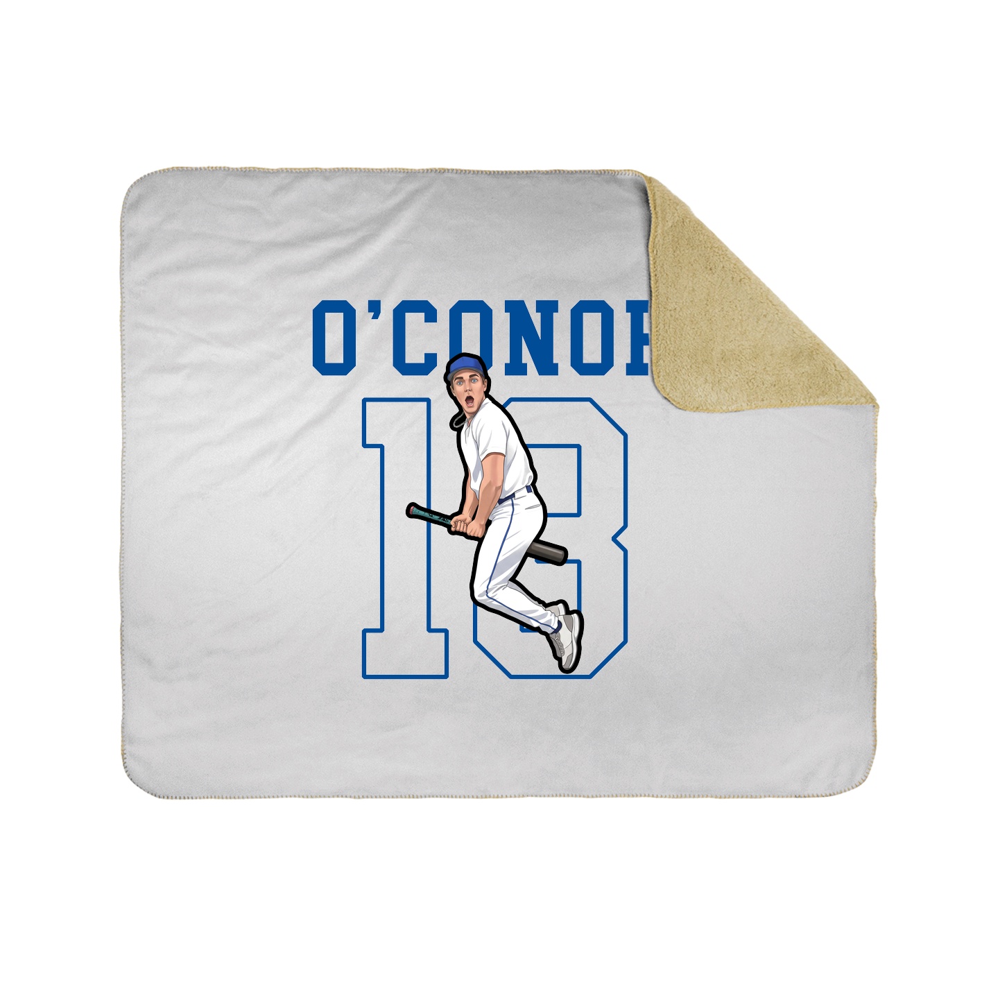 50x60 Sherpa Lined Throw Blanket