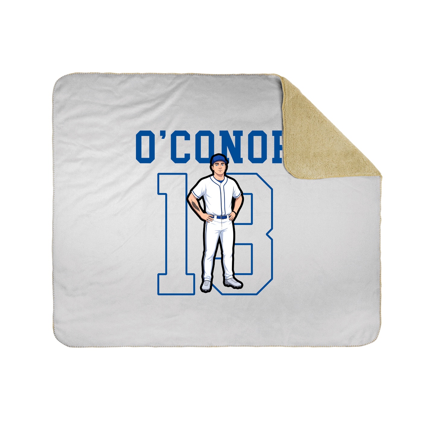 Throw Blanket — Shirsey in White