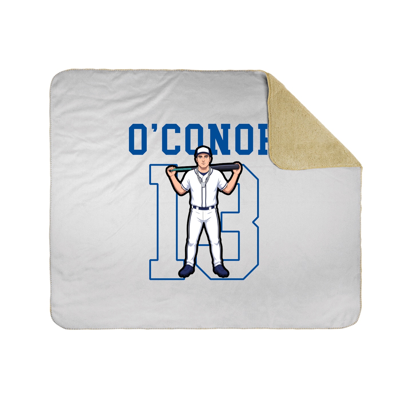 Throw Blanket — Shirsey in White