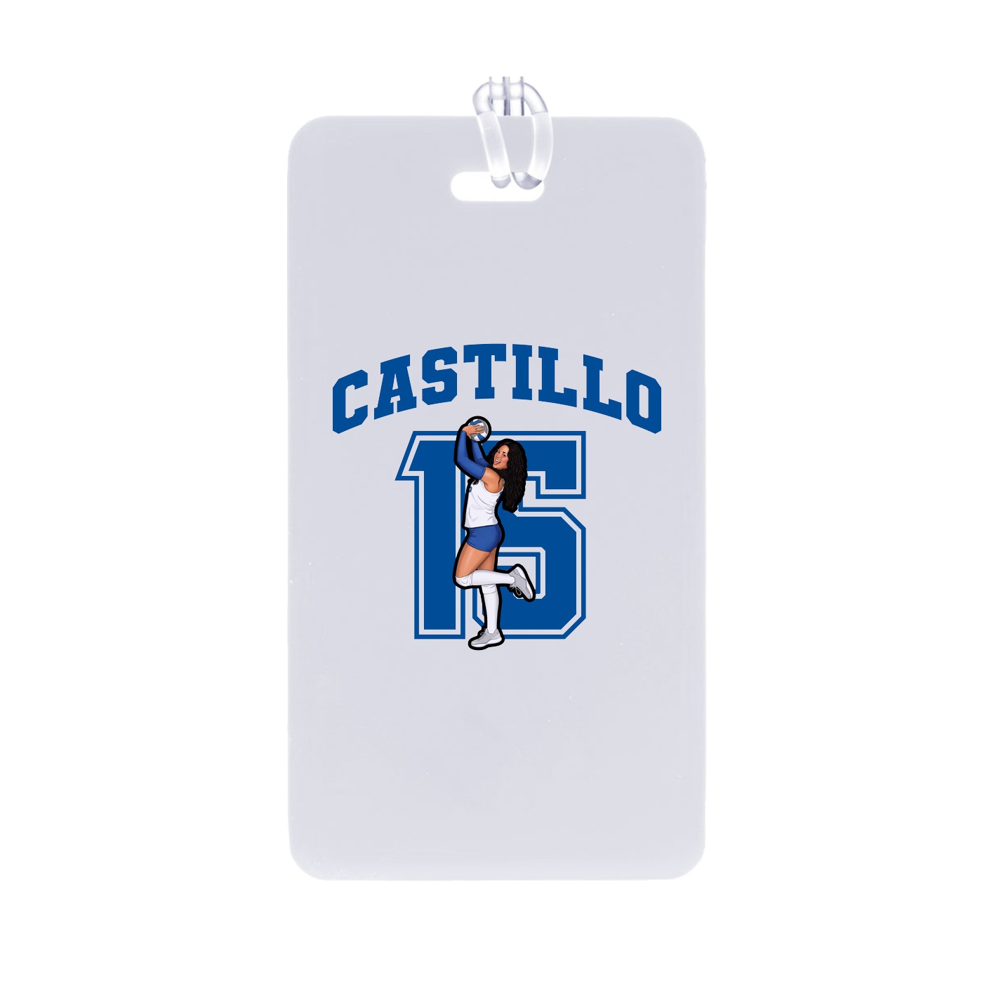 Bag Tag — Number in Classic