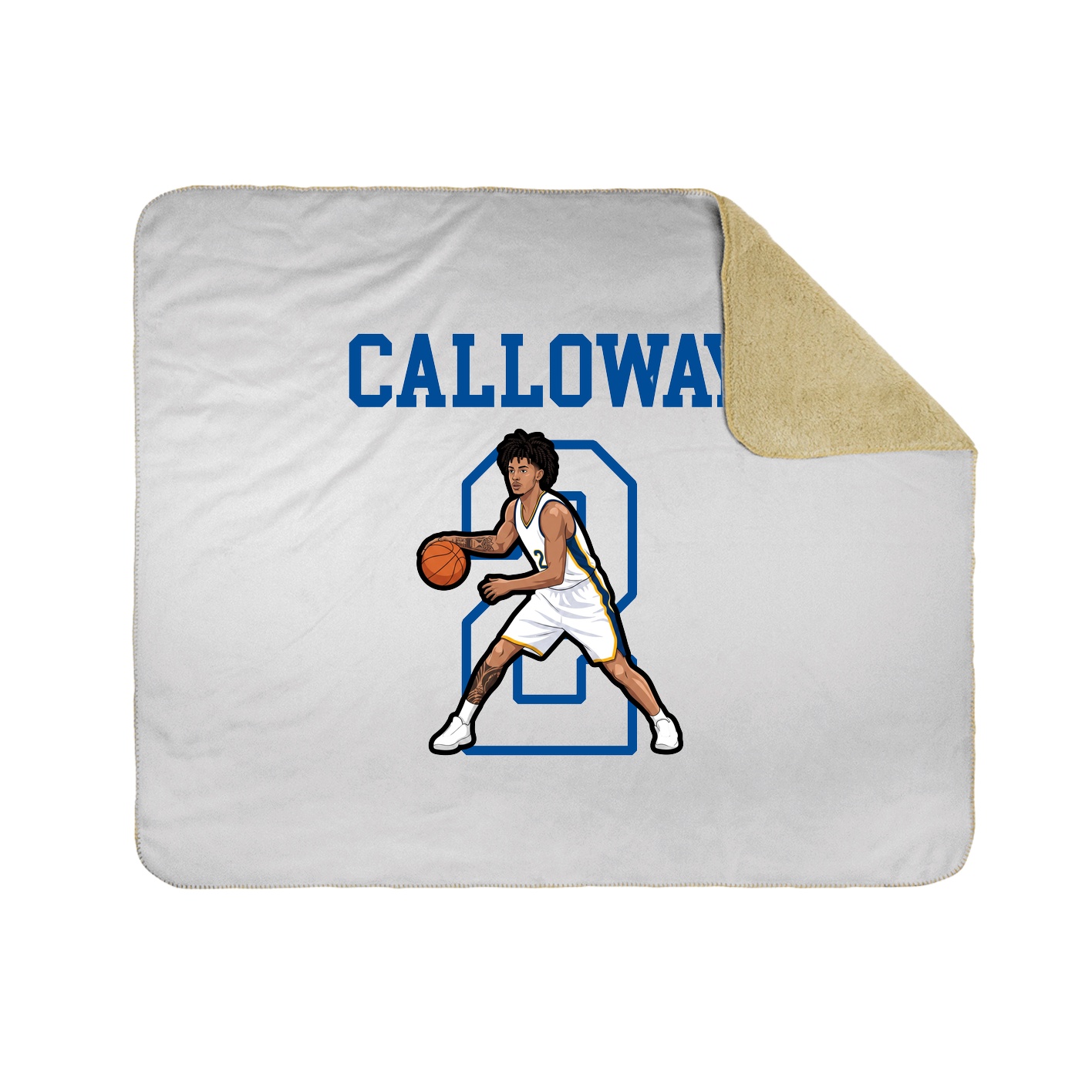 Throw Blanket — Shirsey in White