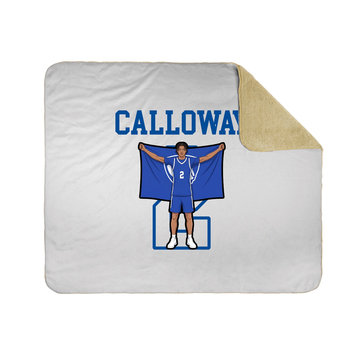 Throw Blanket — Shirsey in White