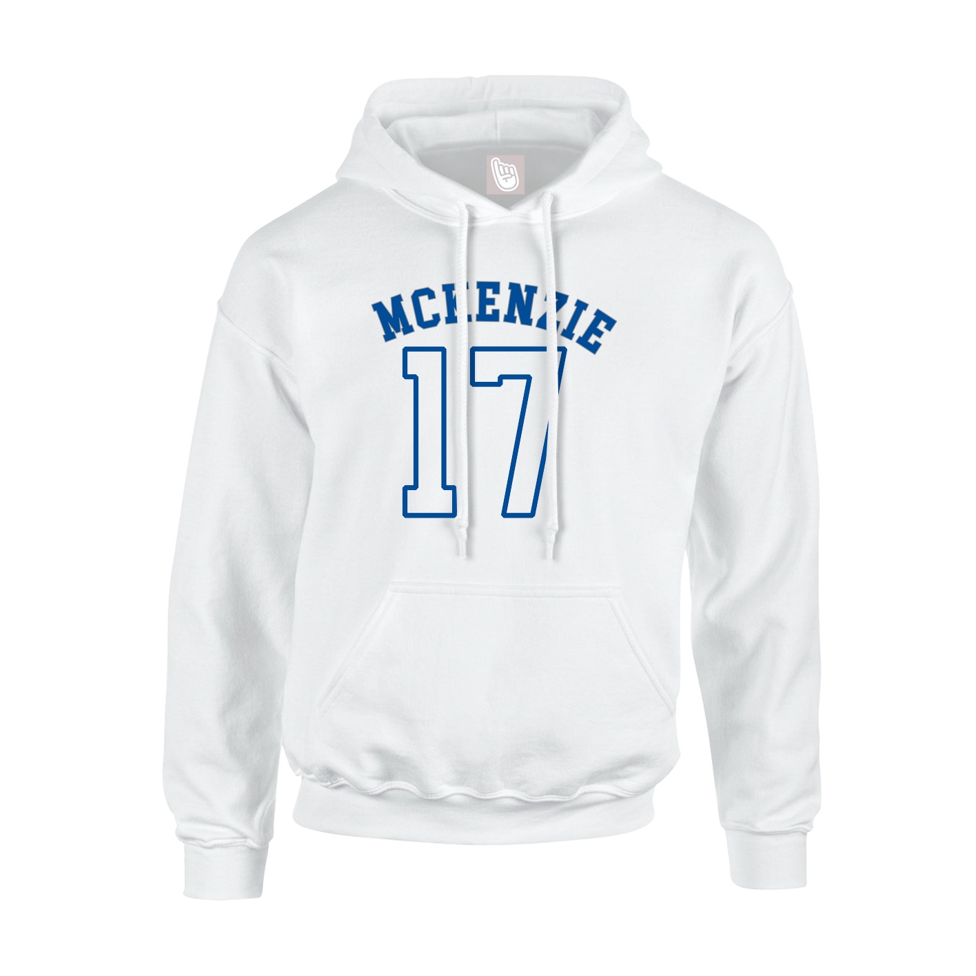 Hoodie — Shirsey Arch in White