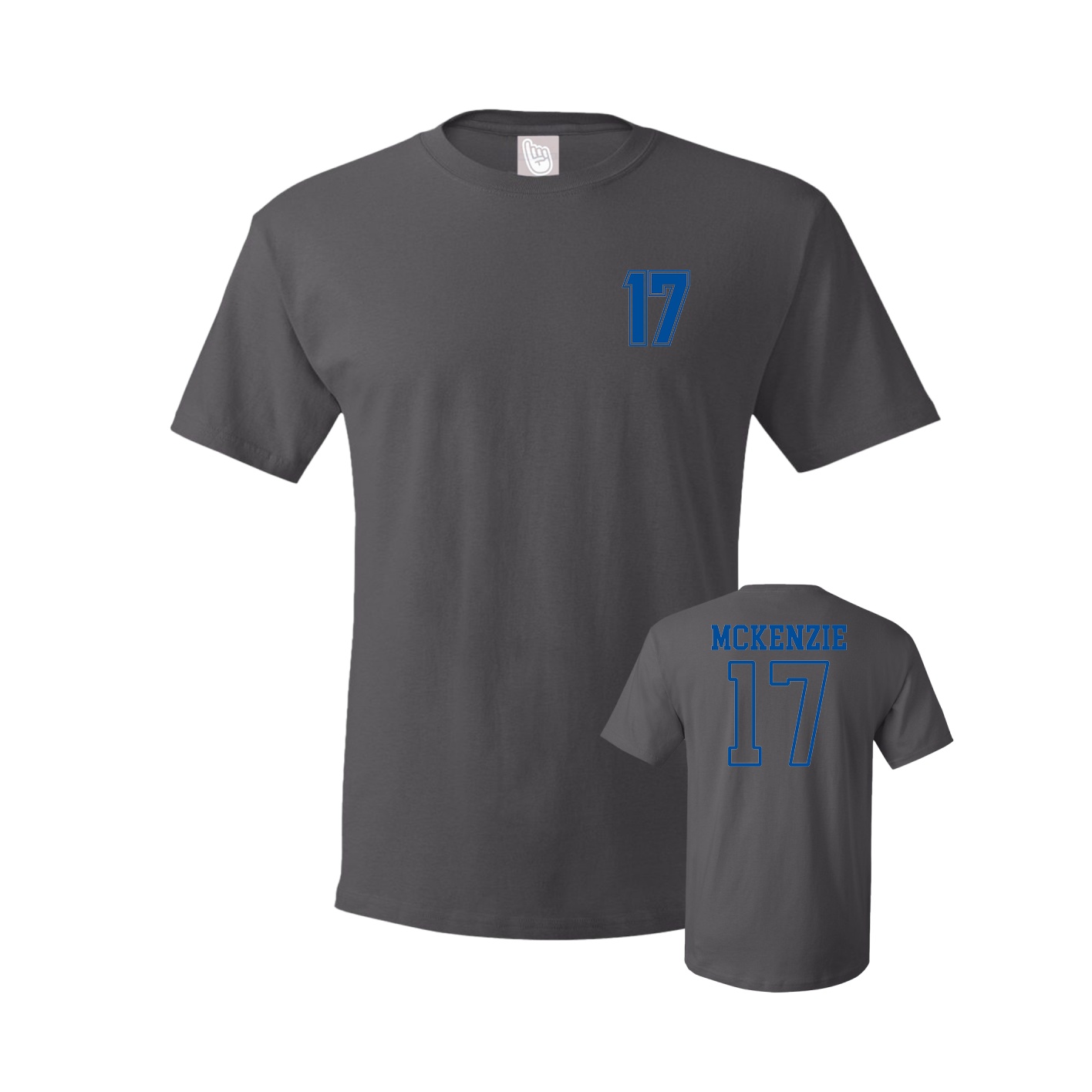 Tee — Chest Back in Grey
