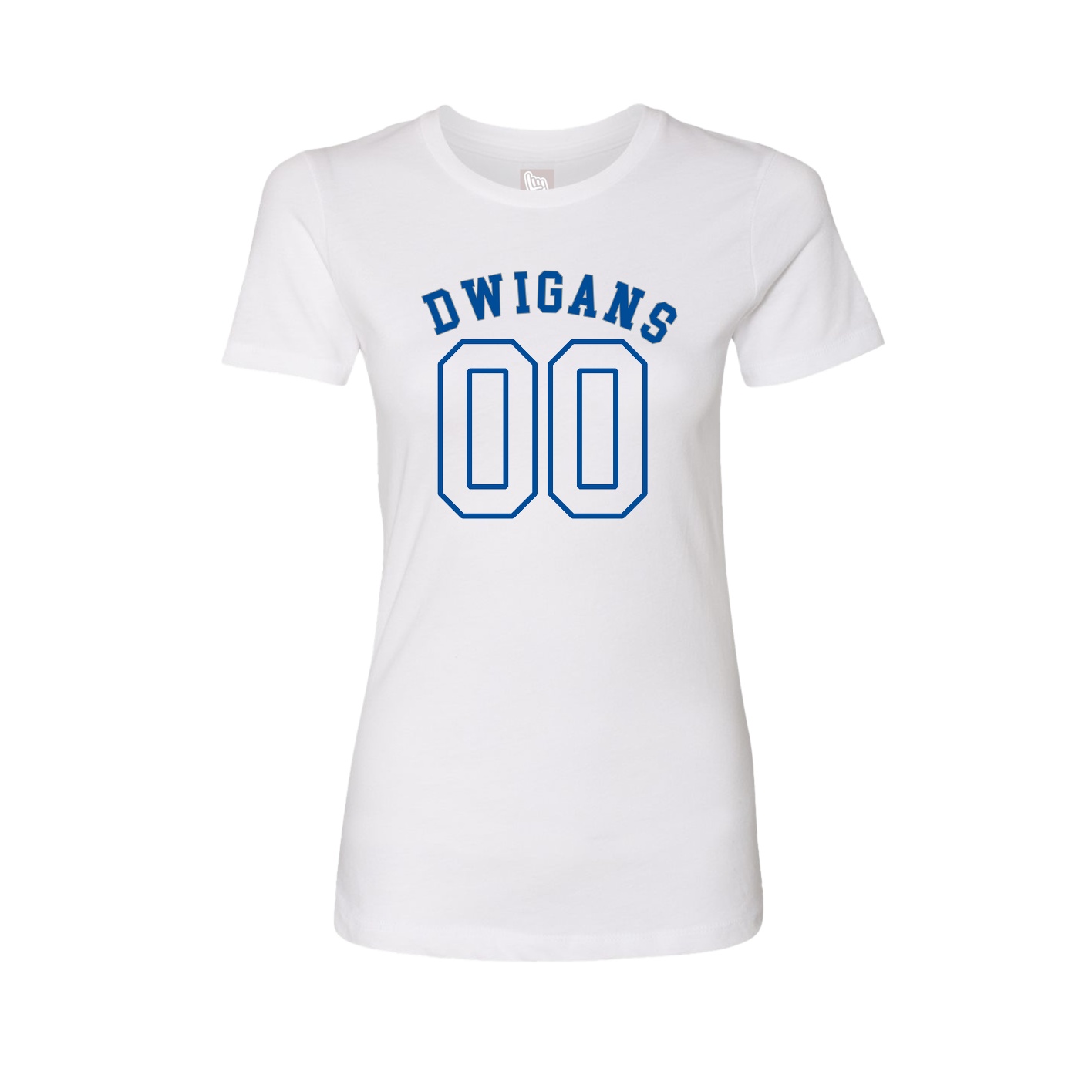 Fitted Women's Tee — Shirsey Arch in White