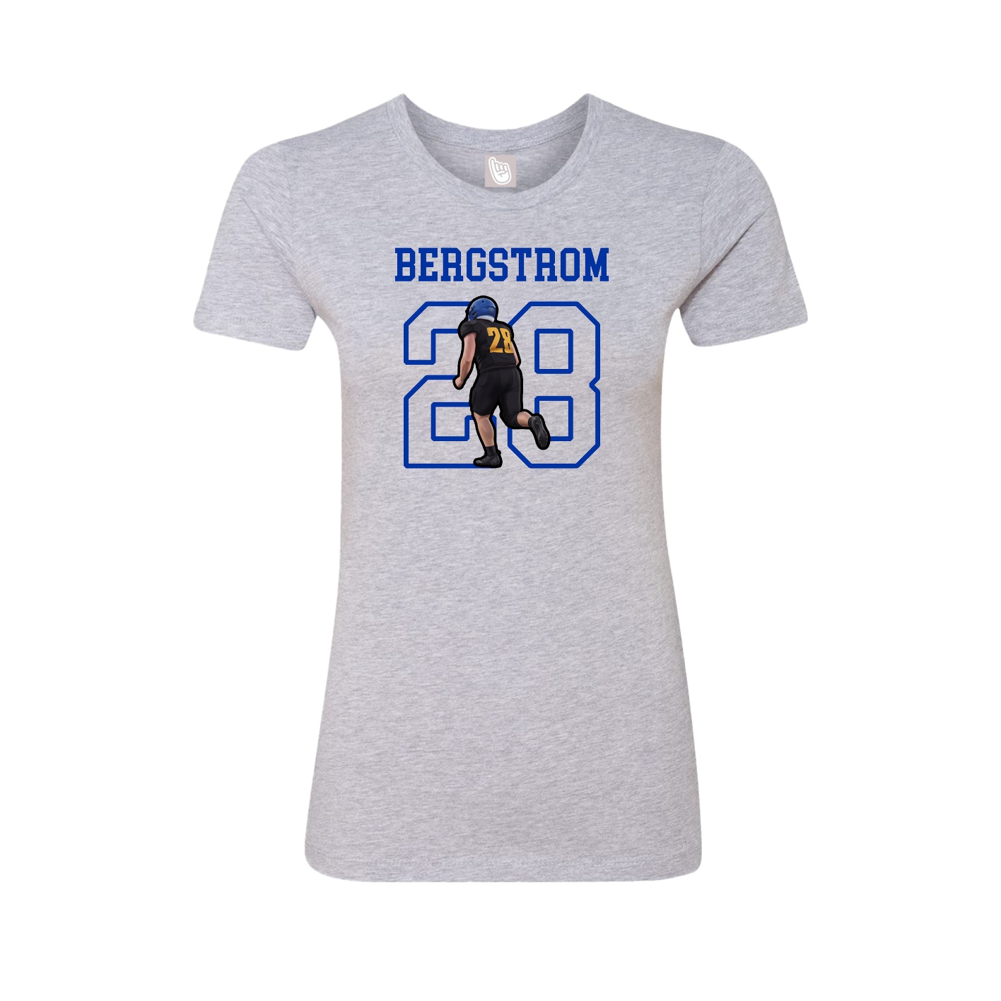 Fitted Women's Tee — Shirsey in Grey