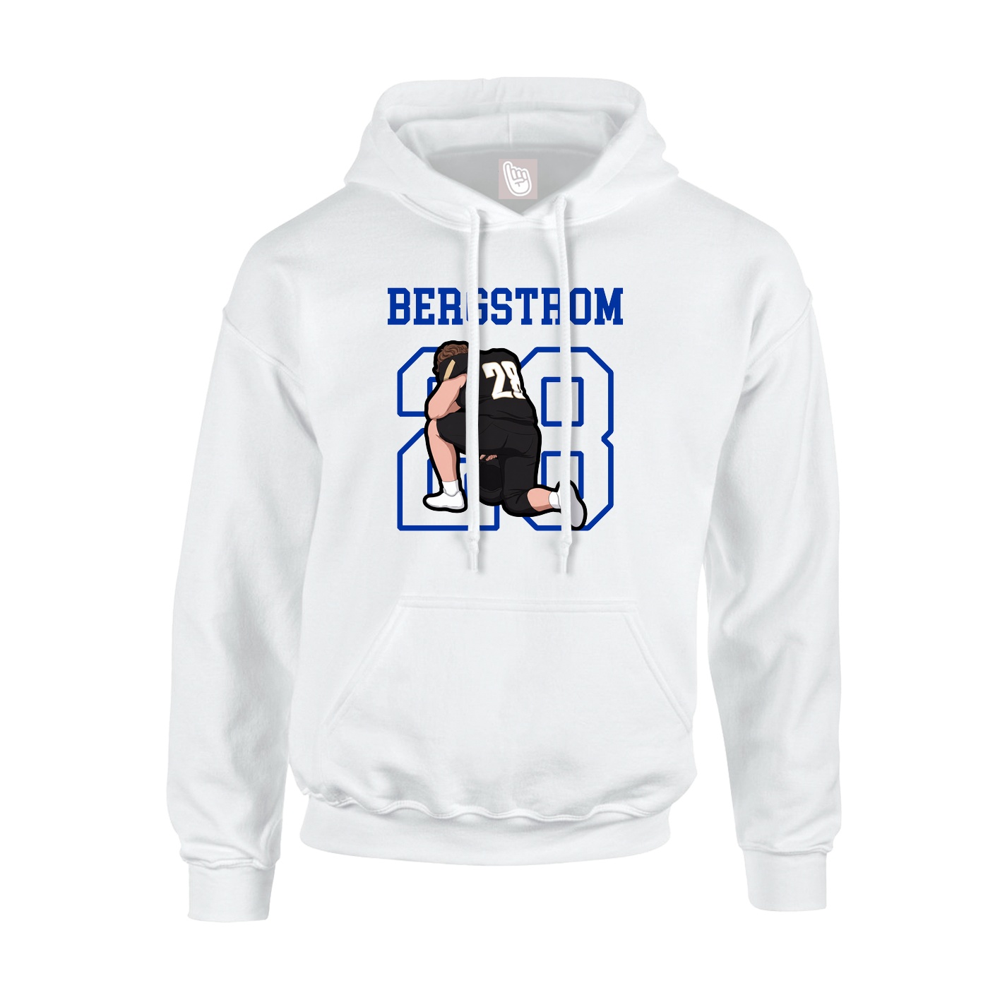 Hoodie — Shirsey in White