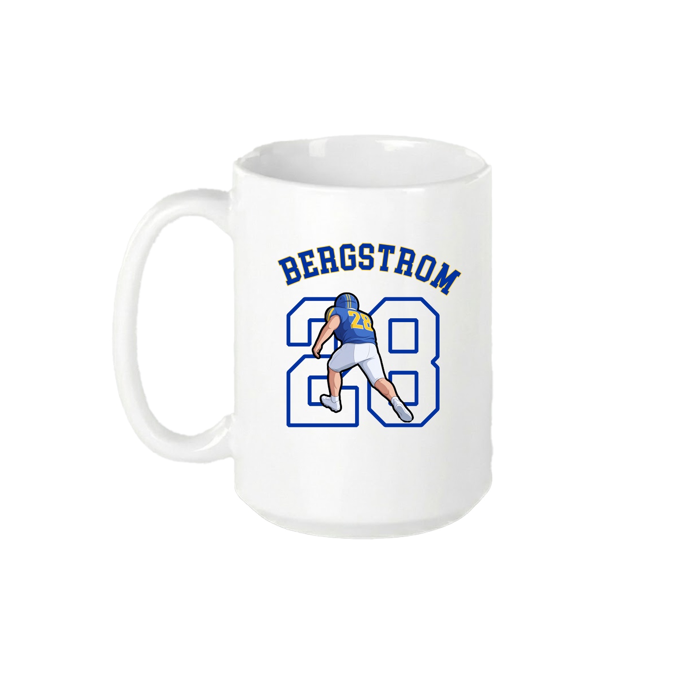 15oz Coffee Mug — Shirsey Arch in White