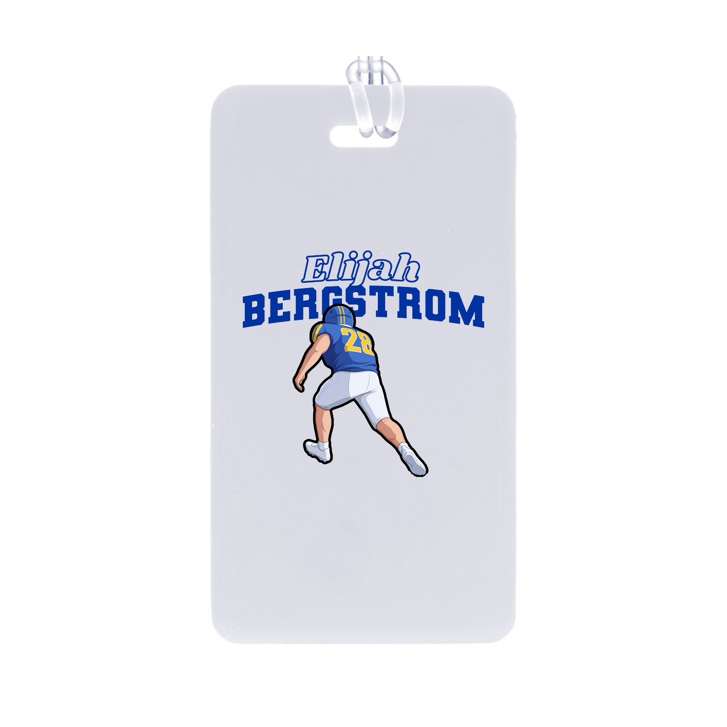 Bag Tag — Name Arch in Classic