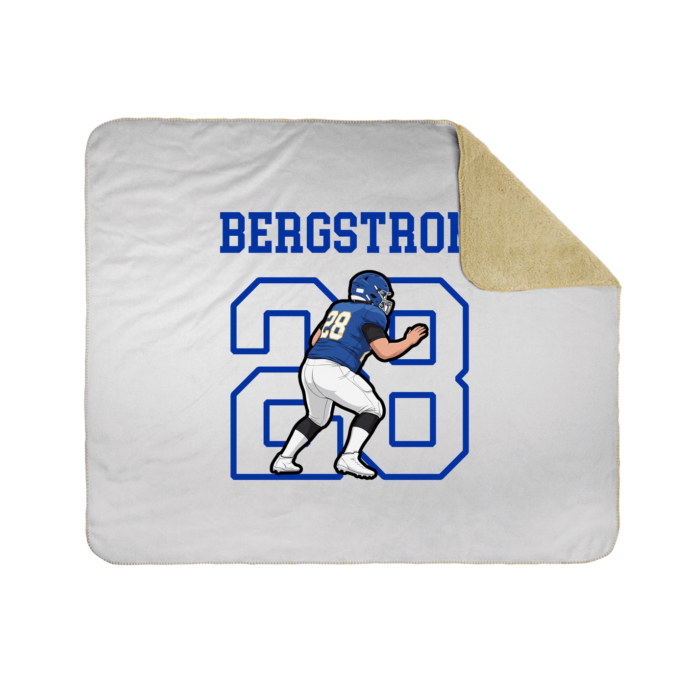 Throw Blanket — Shirsey in White