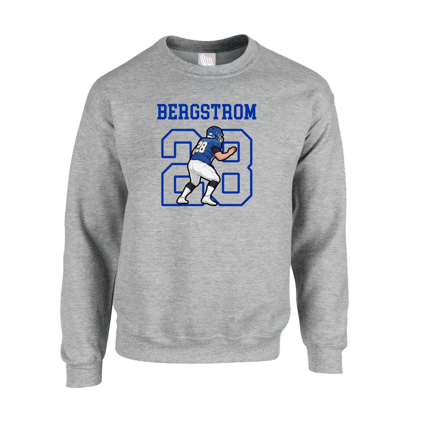 Fleece Crew — Shirsey in Grey
