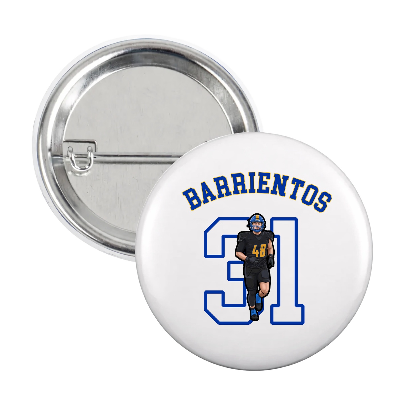 Game Day Button — Shirsey Arch in White