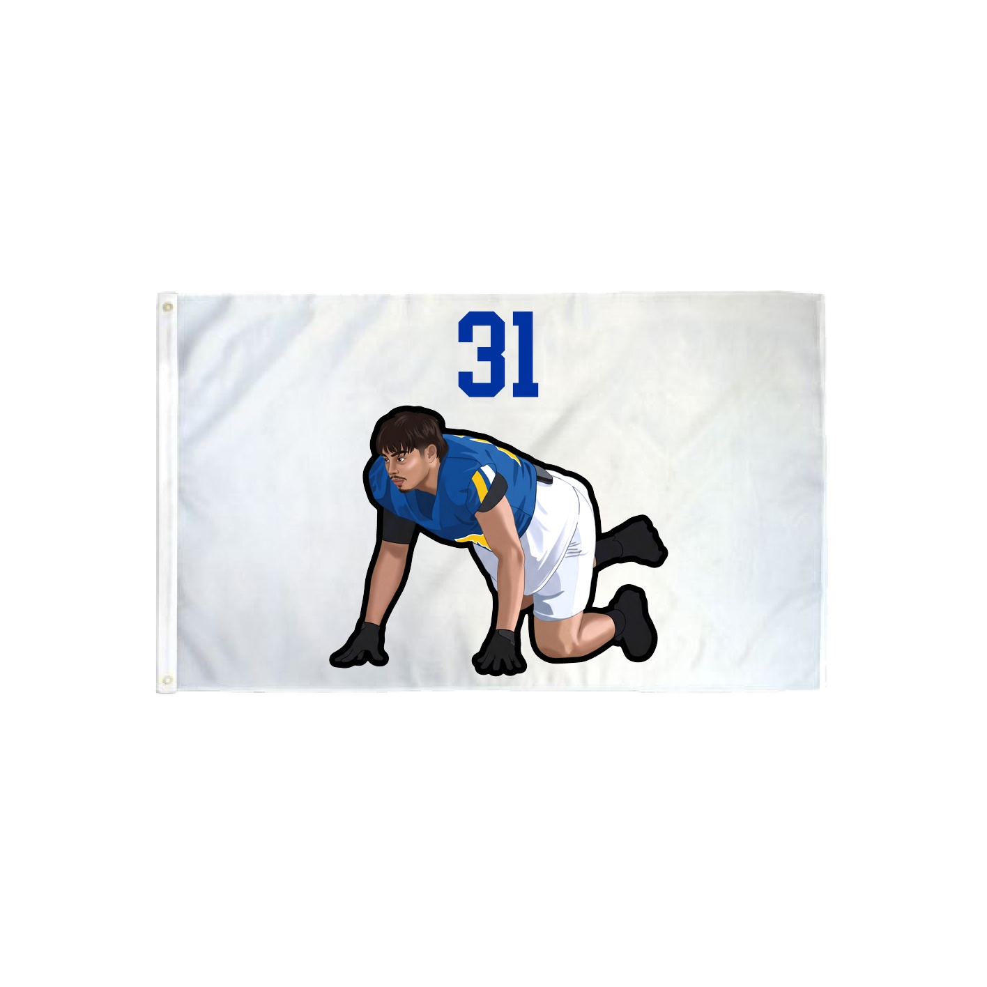 3x5 Flag — Number Top in Classic