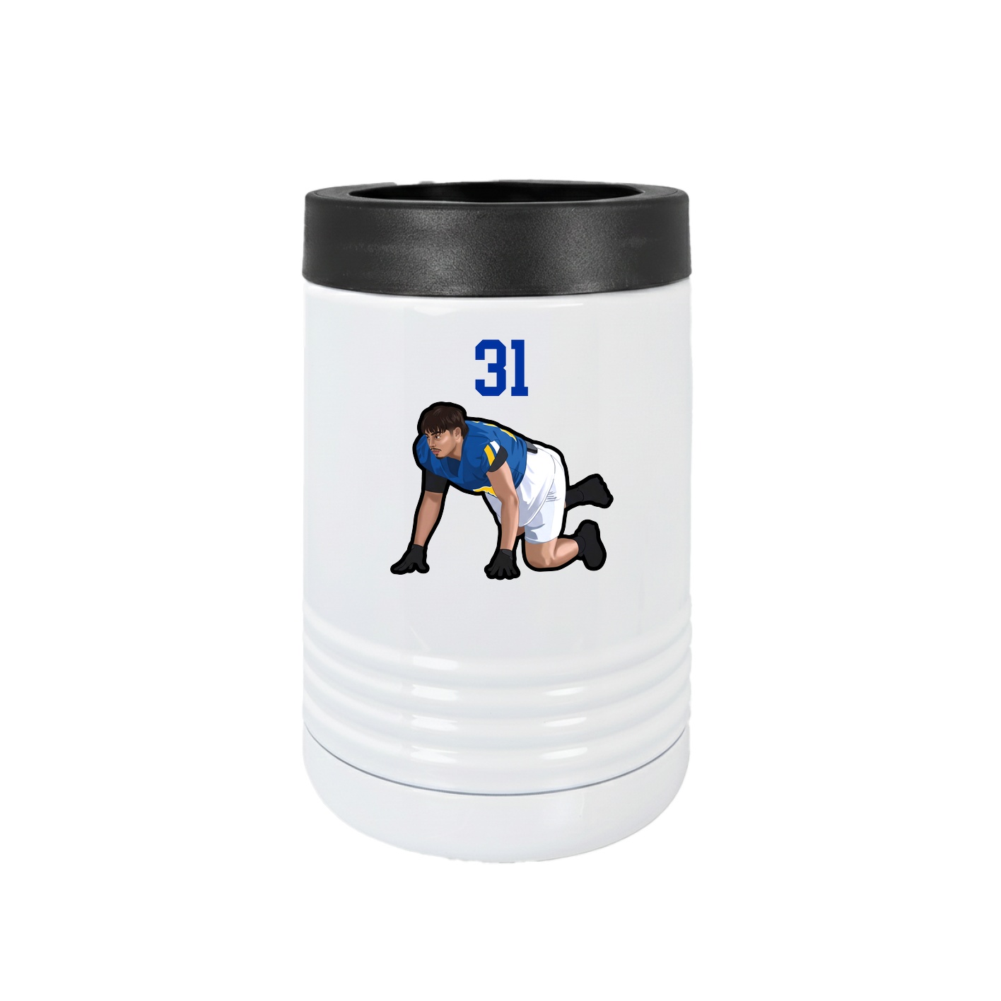 Beverage Holder — Number Top in White