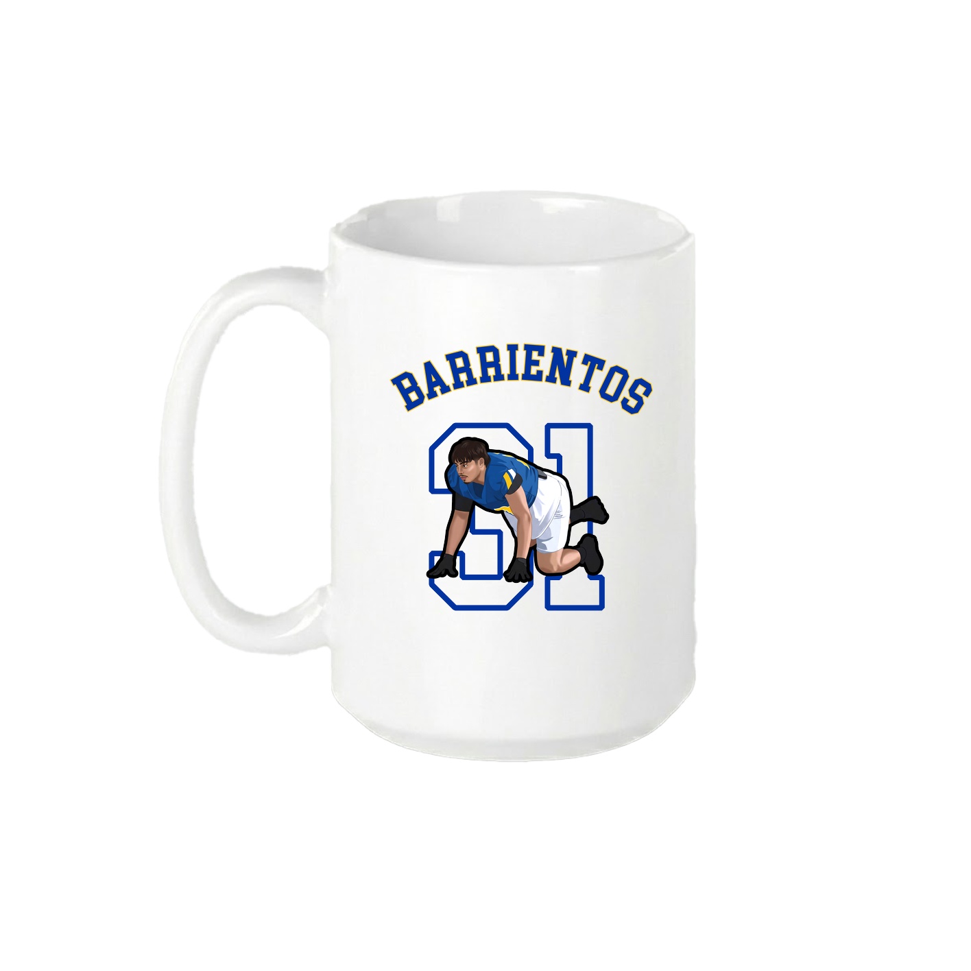 15oz Coffee Mug — Shirsey Arch in White