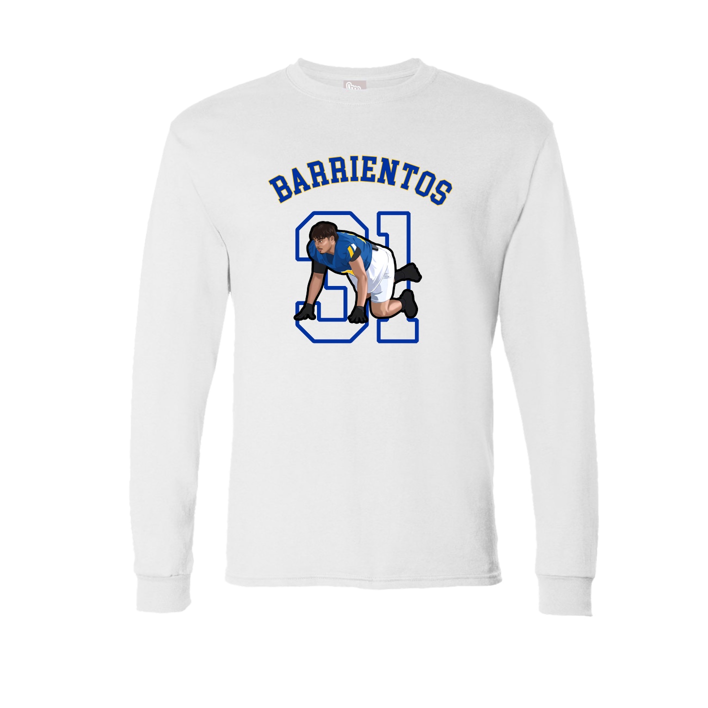 Long Sleeve Tee — Shirsey Arch in White