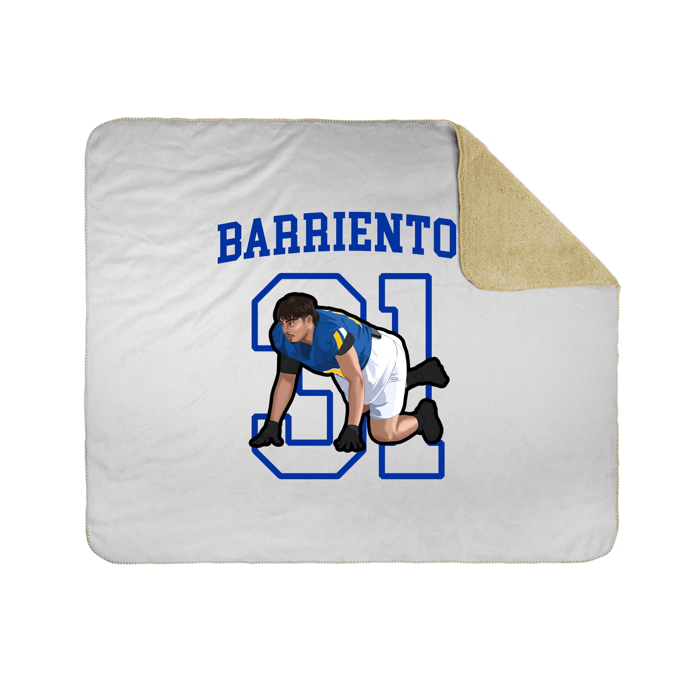 50x60 Sherpa Lined Throw Blanket