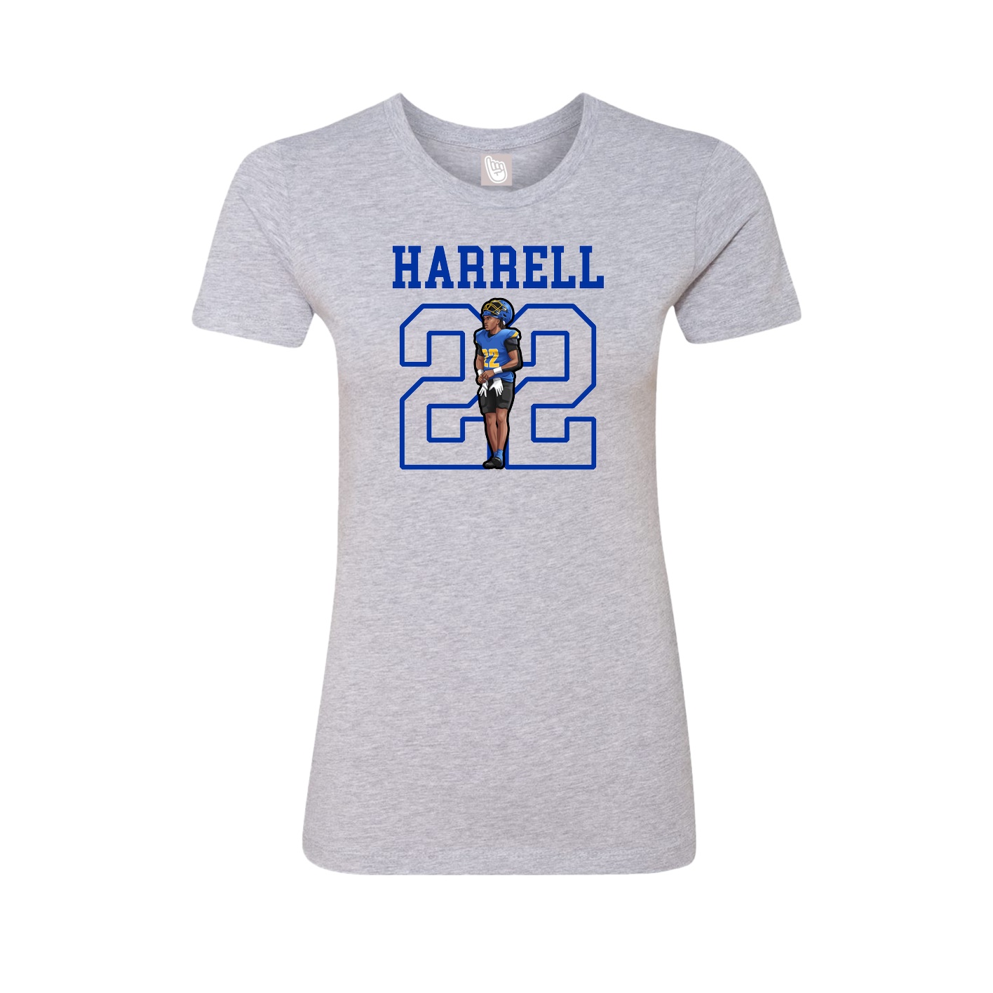 Fitted Women's Tee — Shirsey in Grey