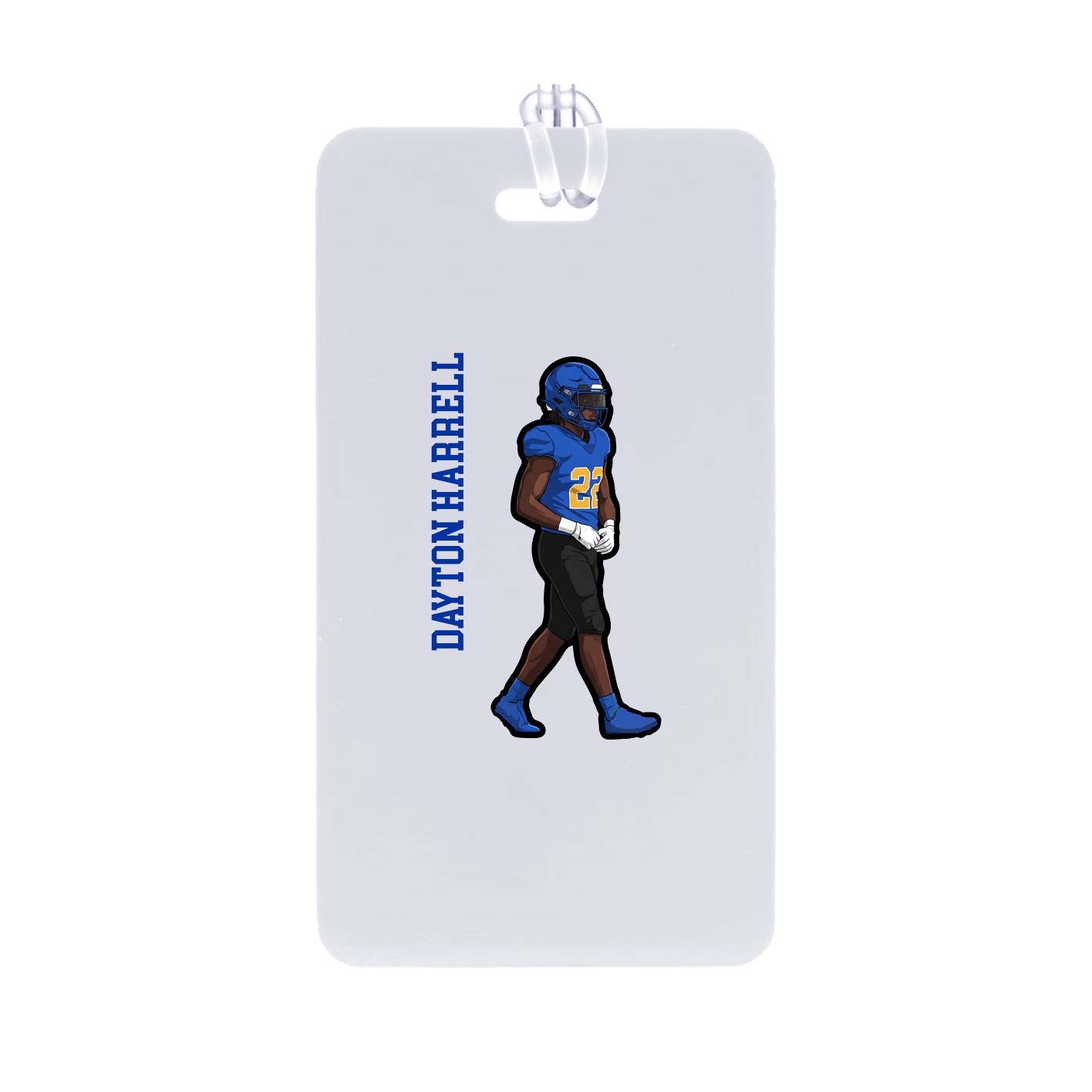 Bag Tag — Name Vertical in Classic