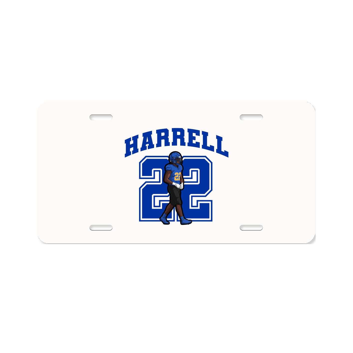 License Plate — Number in Classic