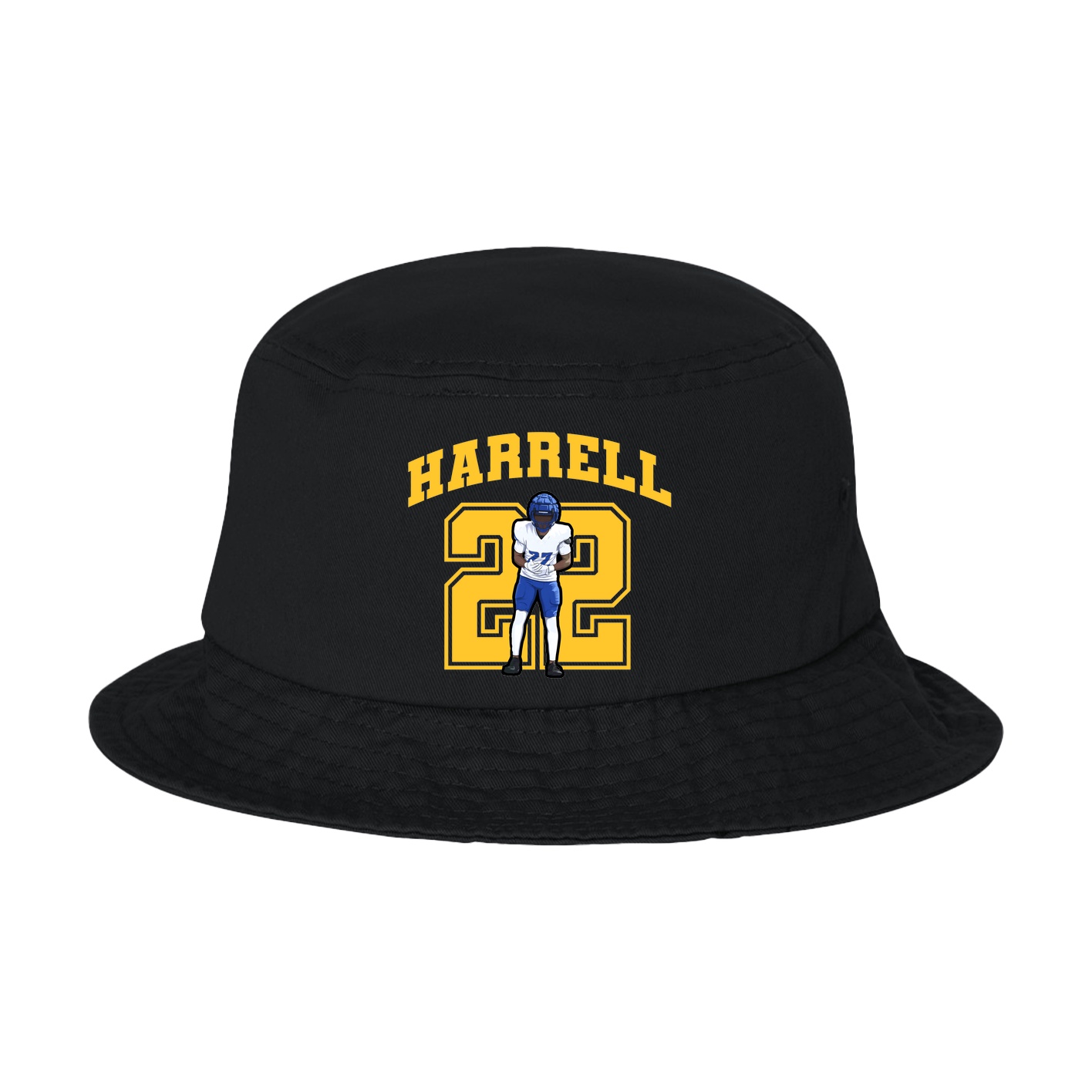 Bucket Cap — Number in Black