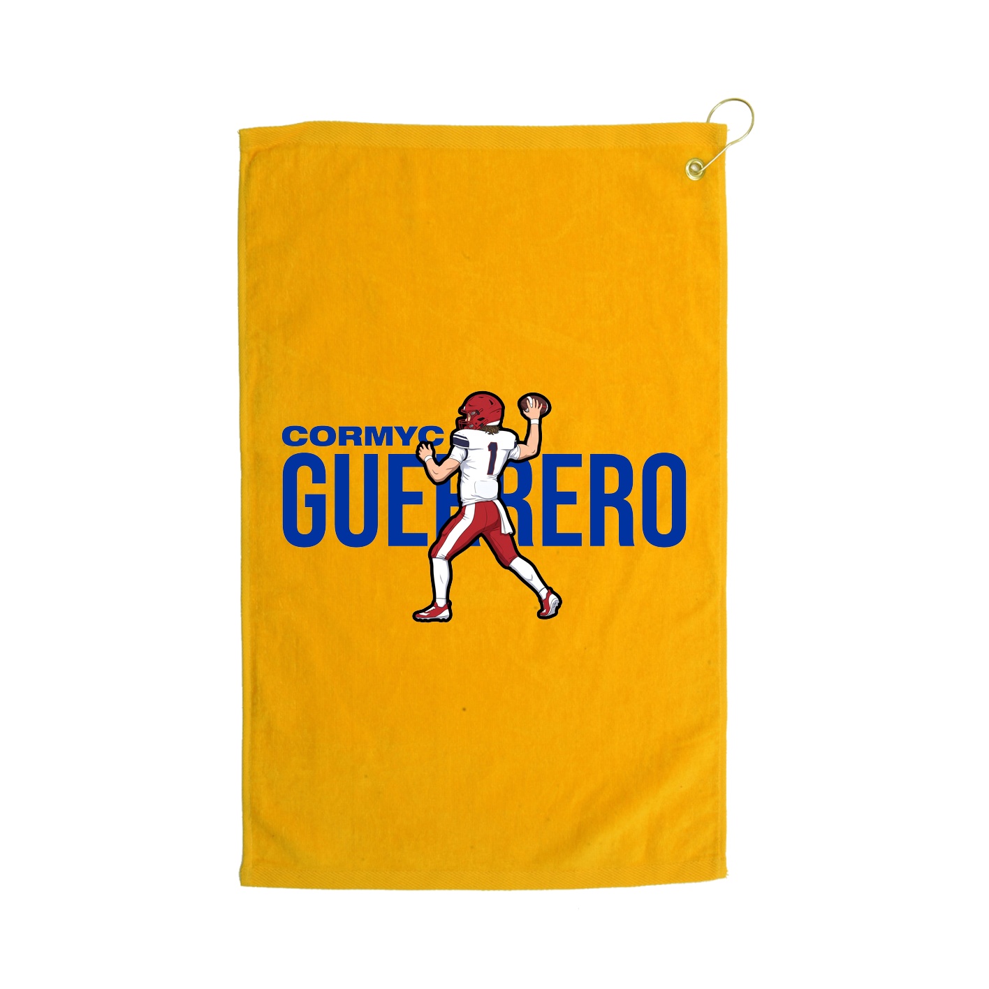 Golf Towel — Player Name in Gold