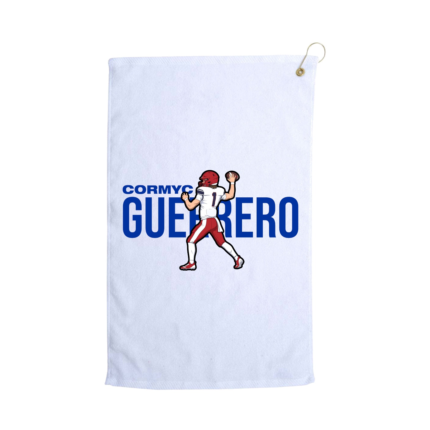 Golf Towel — Player Name in White