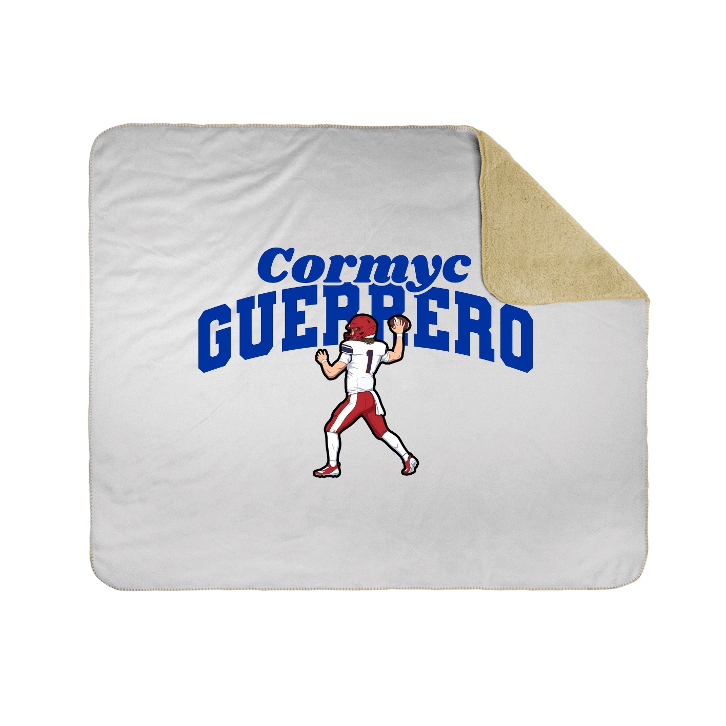 Throw Blanket — Signature Arch in White