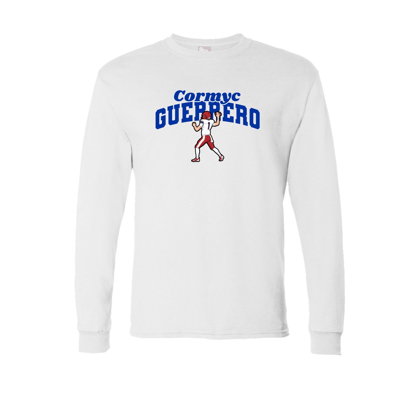 Long Sleeve Tee — Signature Arch in White