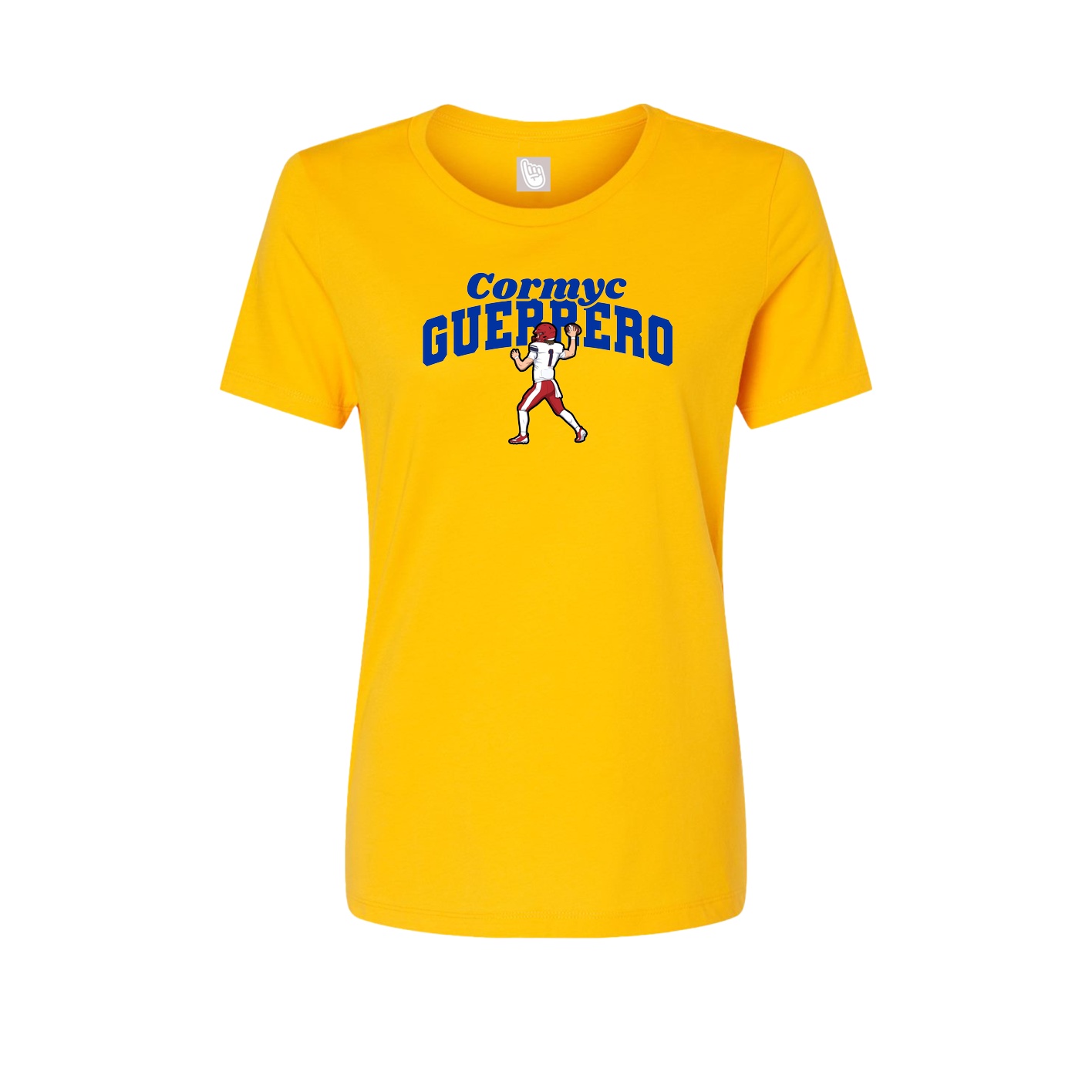 Womens Tee — Signature Arch in Gold