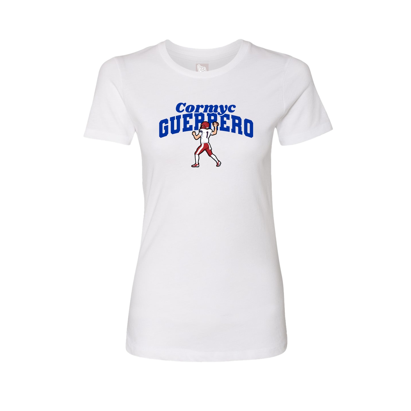 Womens Tee — Signature Arch in White