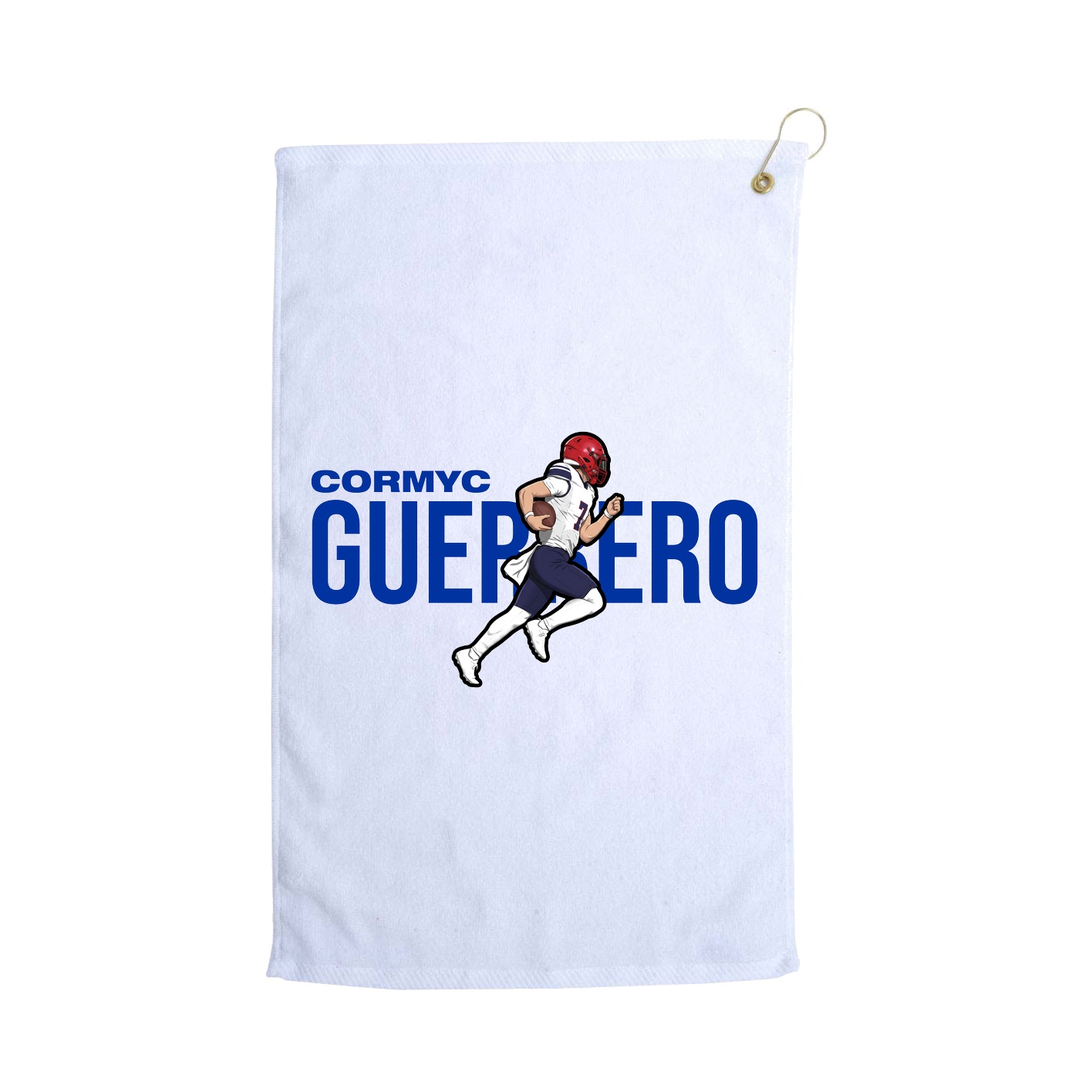 Golf Towel — Player Name in White