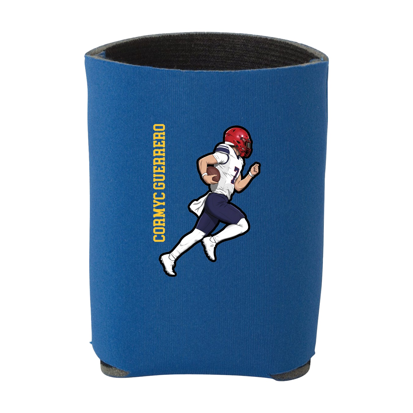Can Holder — Name Vertical in Royal
