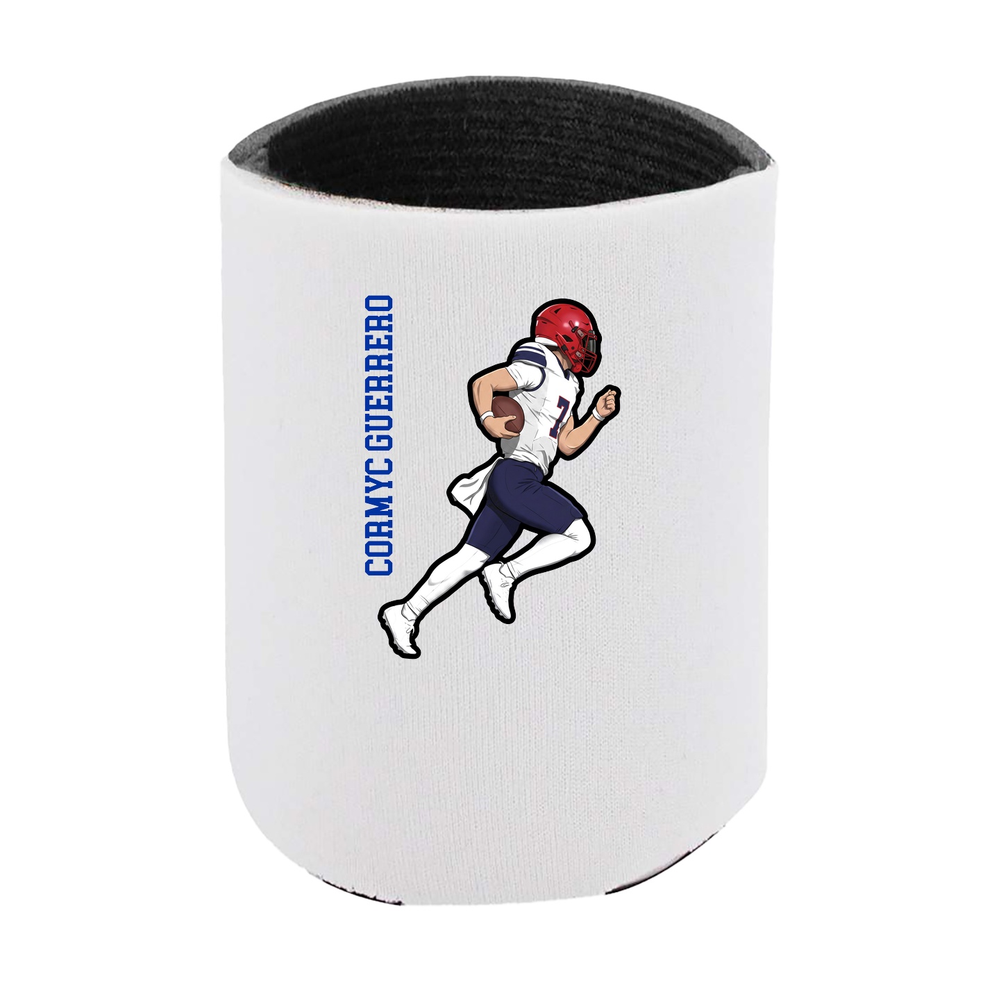 Can Holder — Name Vertical in White