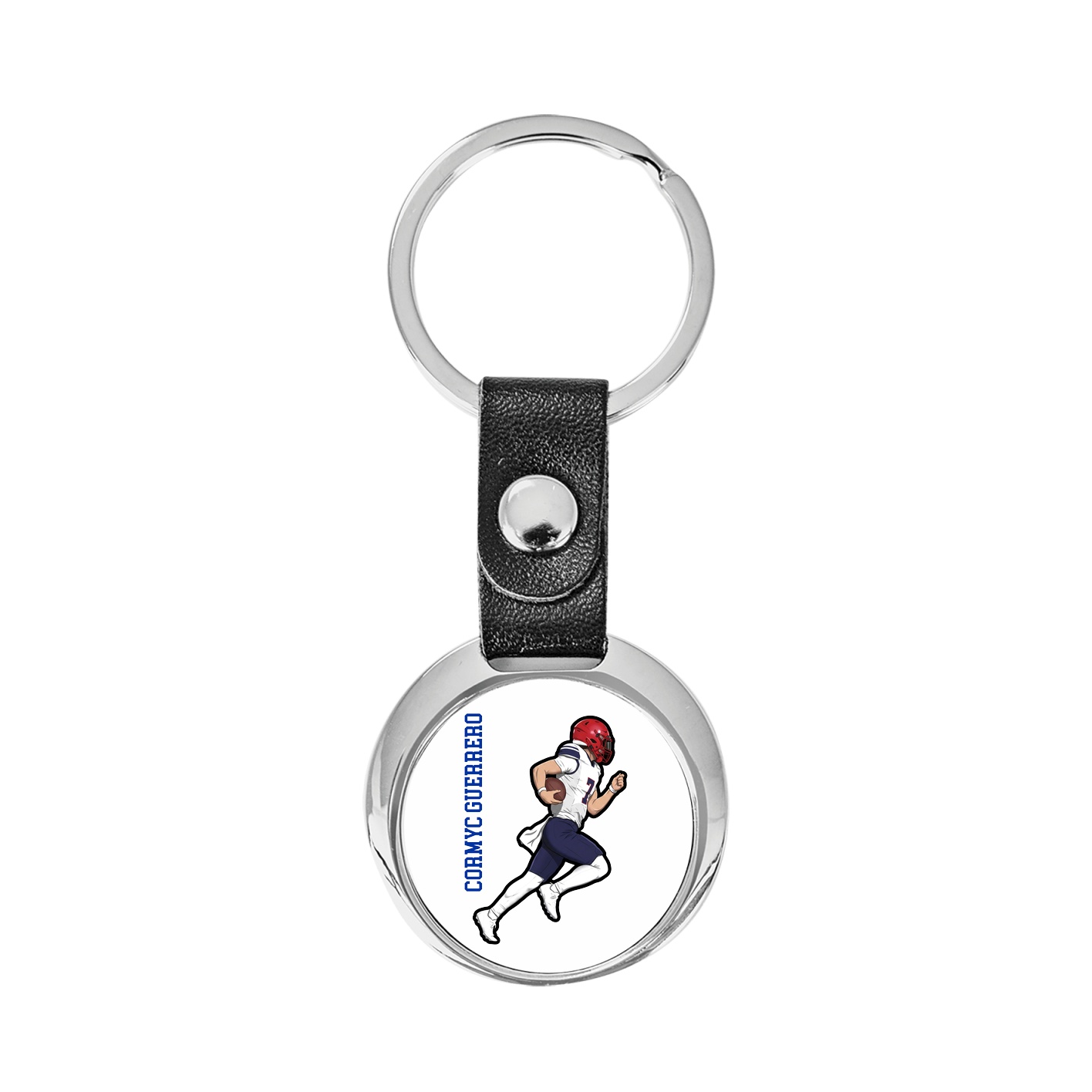 Key Chain — Name Vertical in Classic