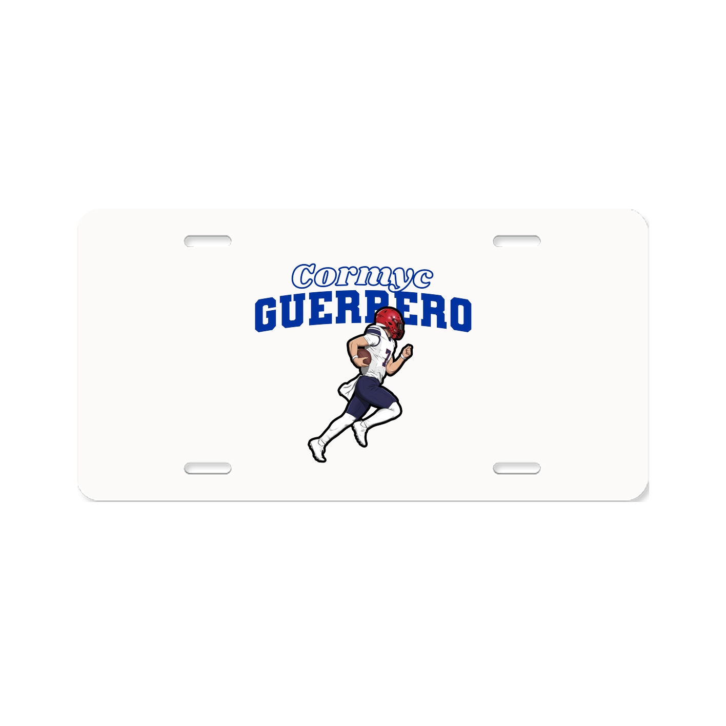 License Plate — Name Arch in Classic