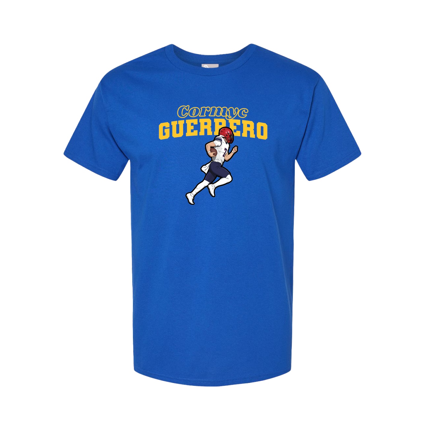Youth Tee — Name Arch in Royal