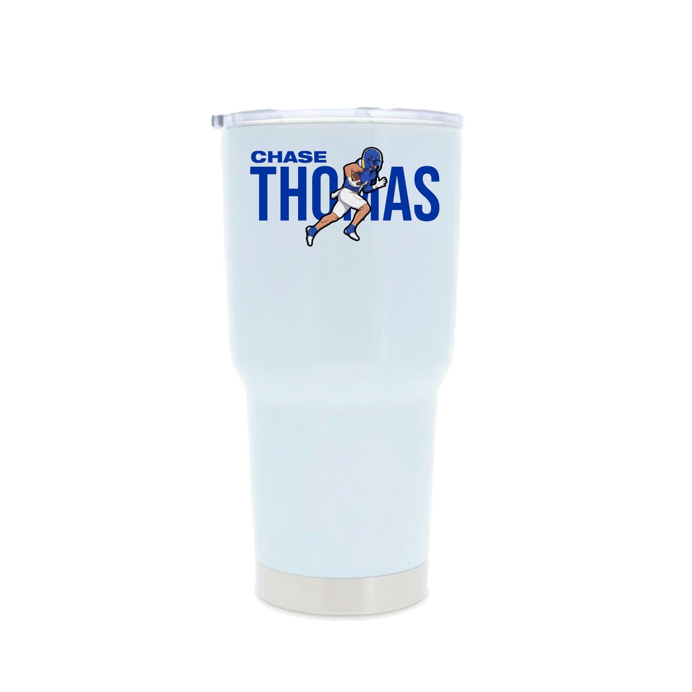 30oz Stainless Steel Tumbler — Player Name in White