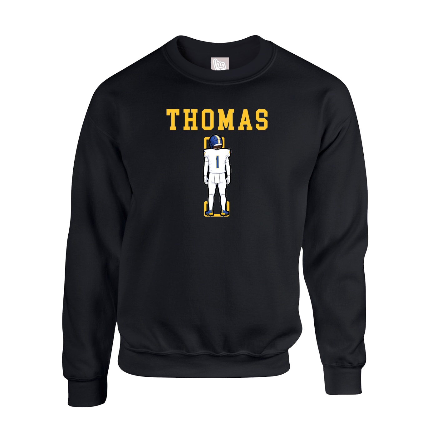 Fleece Crew — Shirsey in Black