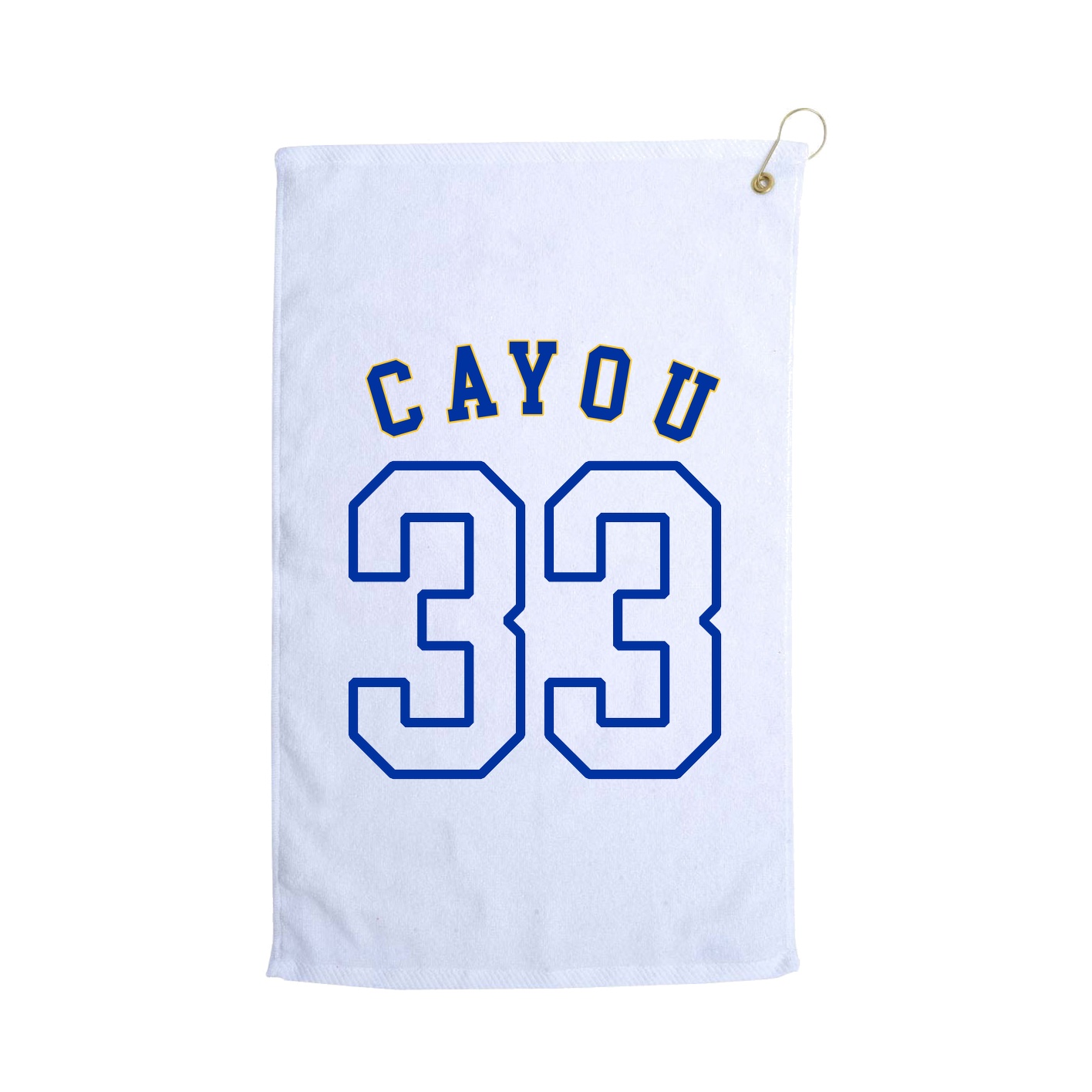 Golf Towel — Shirsey Arch in White
