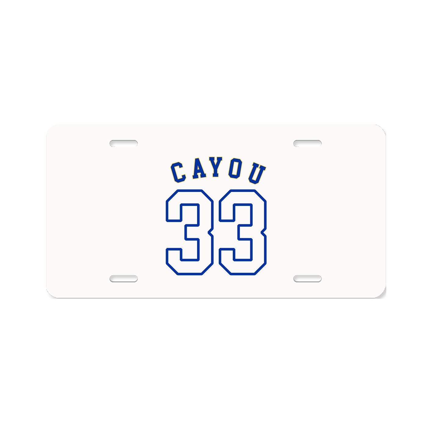 License Plate — Shirsey Arch in Classic
