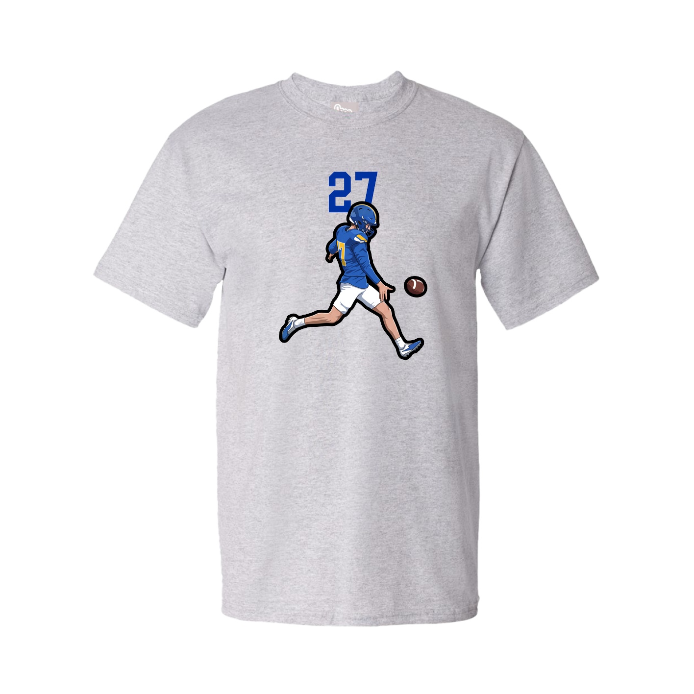 Tee — Number Top in Grey